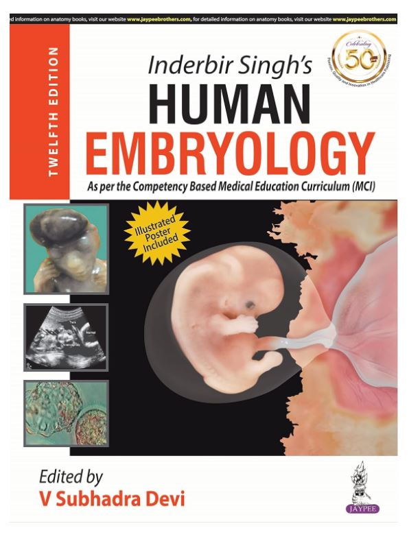 INDERBIR SINGH’S HUMAN EMBRYOLOGY